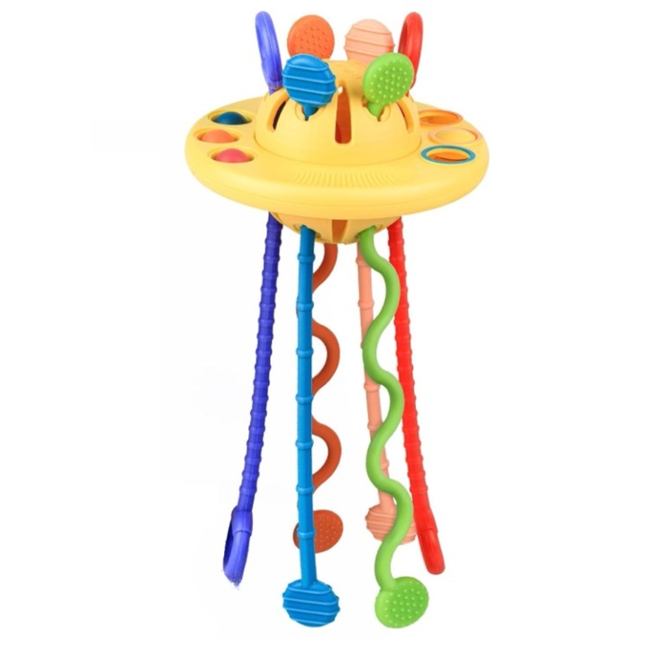 Játék a motoros és érzékszervi készségek fejlesztésére 18 hónaposnál idősebb babáknak és kisgyermekeknek, tarka, Montessori Kiztoys