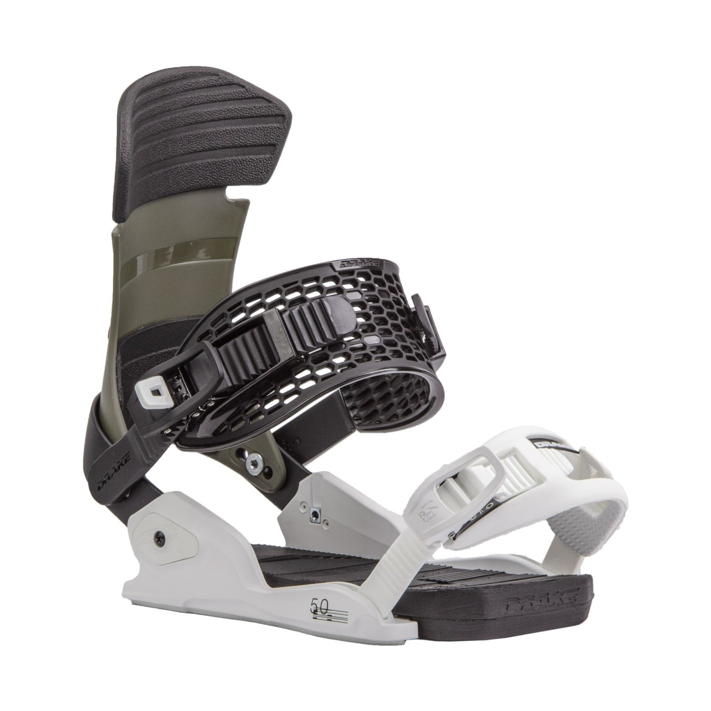 Drake Snowboard binding Fifty Man & Wolf Yellow - Winter 2023 | Glisshop