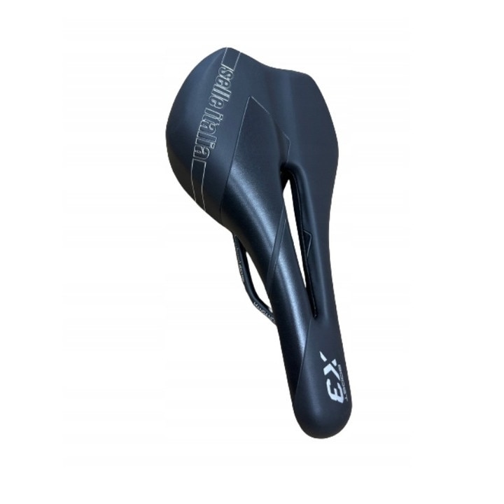 Sella Italia X3 Boost Nero Flow – Chassis In Manganese, Misure 250x145 Mm, Per Bici Da Corsa