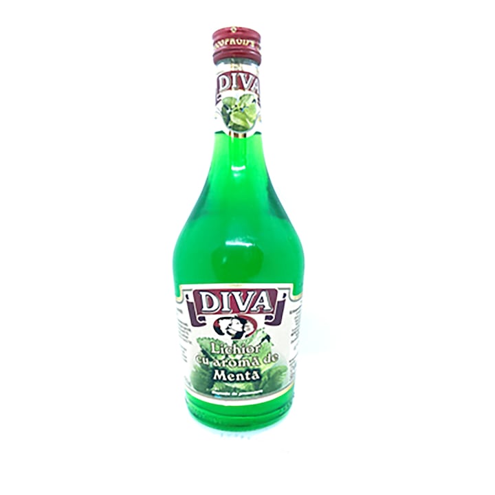 Lichior de Menta 16%, 0.5 L, Diva