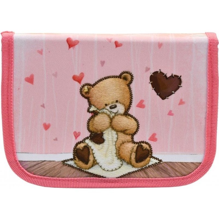 Felszerelés nélküli tolltartó Popcorn Bear 2, Calibra, Többszínű