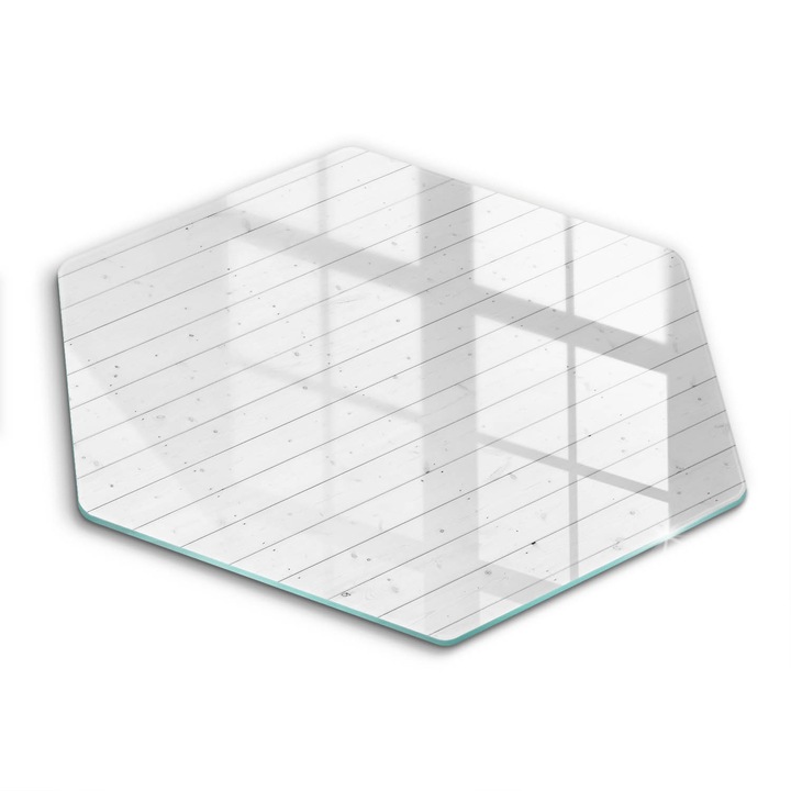Üveg vágódeszka, Wallfluent, Modern fényes táblák, h40 cm, Ezüst