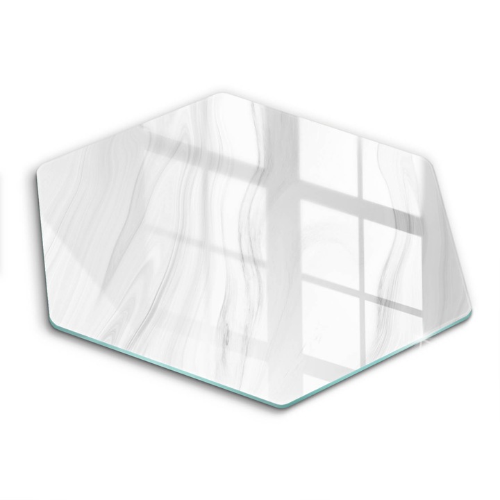 Üveg vágódeszka, Wallfluent, Finom márvány, h40 cm, Sokszínű