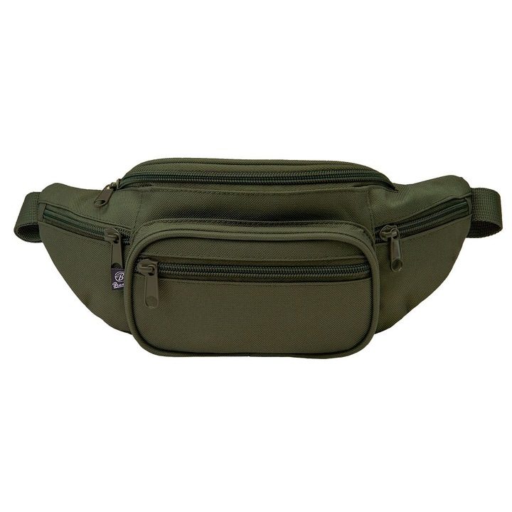 Sporttáska, Brandit, poliészter, 12,7 x 20,3 cm, zöld