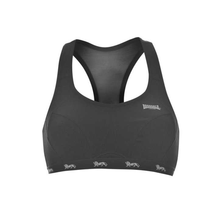 Sutien sport fete Lonsdale Sport, Negru