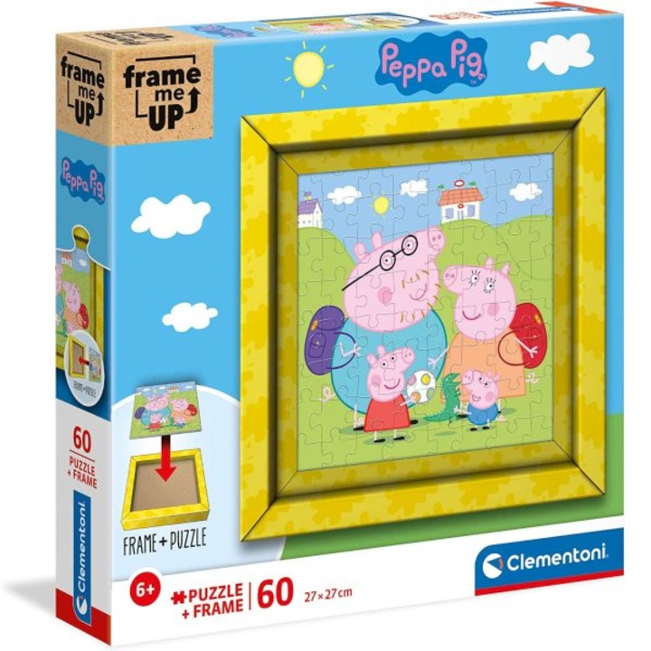 Clementoni 60 db-os puzzle képkerettel - Peppa malac (38809)