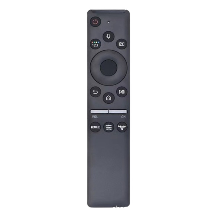 Telecomanda universala pentru Samsung Smart TV, HDTV 4K UHD curbat QLED cu butoane pentru Netflix Prime-Video si multe altele