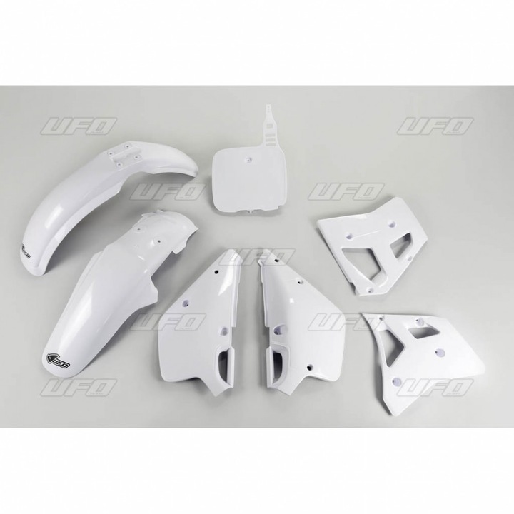 Accesorii Moto UFO, set complet plastic, Yamaha YZ 250 '91, alb