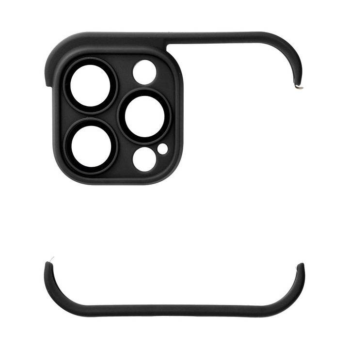 Bumper protectie pentru iPhone 14, Negru