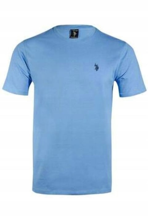 Tricou barbati U.S. Polo Assn., Bumbac/Poliester, Albastru, M