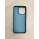 Husa pentru Apple iPhone 15 Pro Max, Flippy, din Silicon Lichid, Interior din Microfibra, Lentile Fosforescente de Protectie Camera, Anti Amprenta, Rezistenta la Socuri, Verde