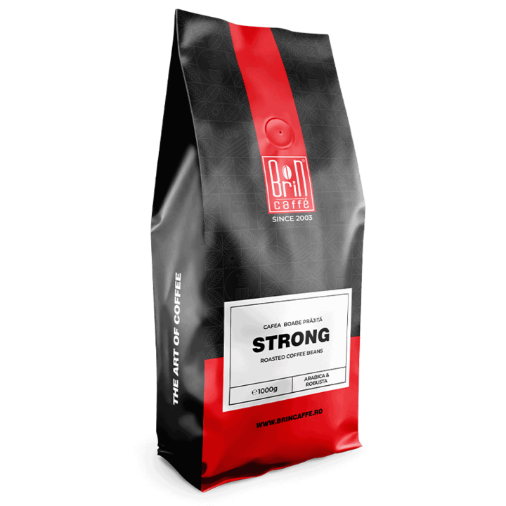 Кафе на зърна Strong - 1кг, Brin Caffé