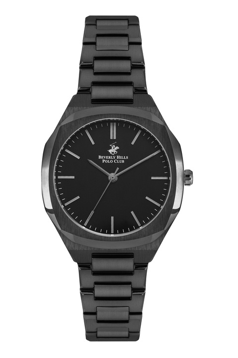 Beverly Hills Polo Club, Ceas de otel inoxidabil cu trei indicatoare, Gri hematit