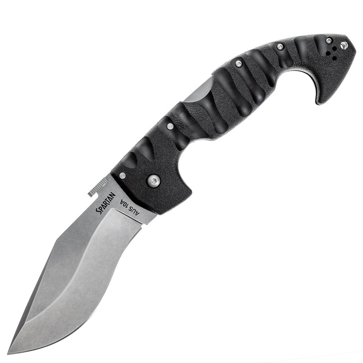 Spartan zsebkés, Cold Steel, Inox, 108mm penge, Fekete/Ezüst