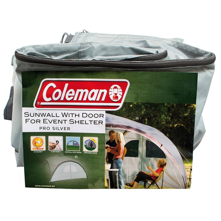 Cort camping, Coleman, Argintiu, XL