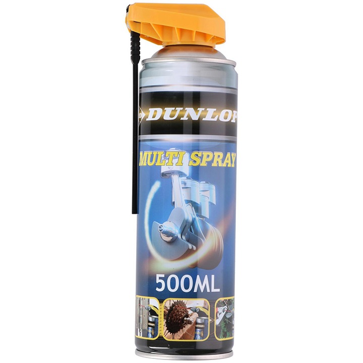 Spray multifunctional Dunlop, protectie si lubrifiere, 500 ml