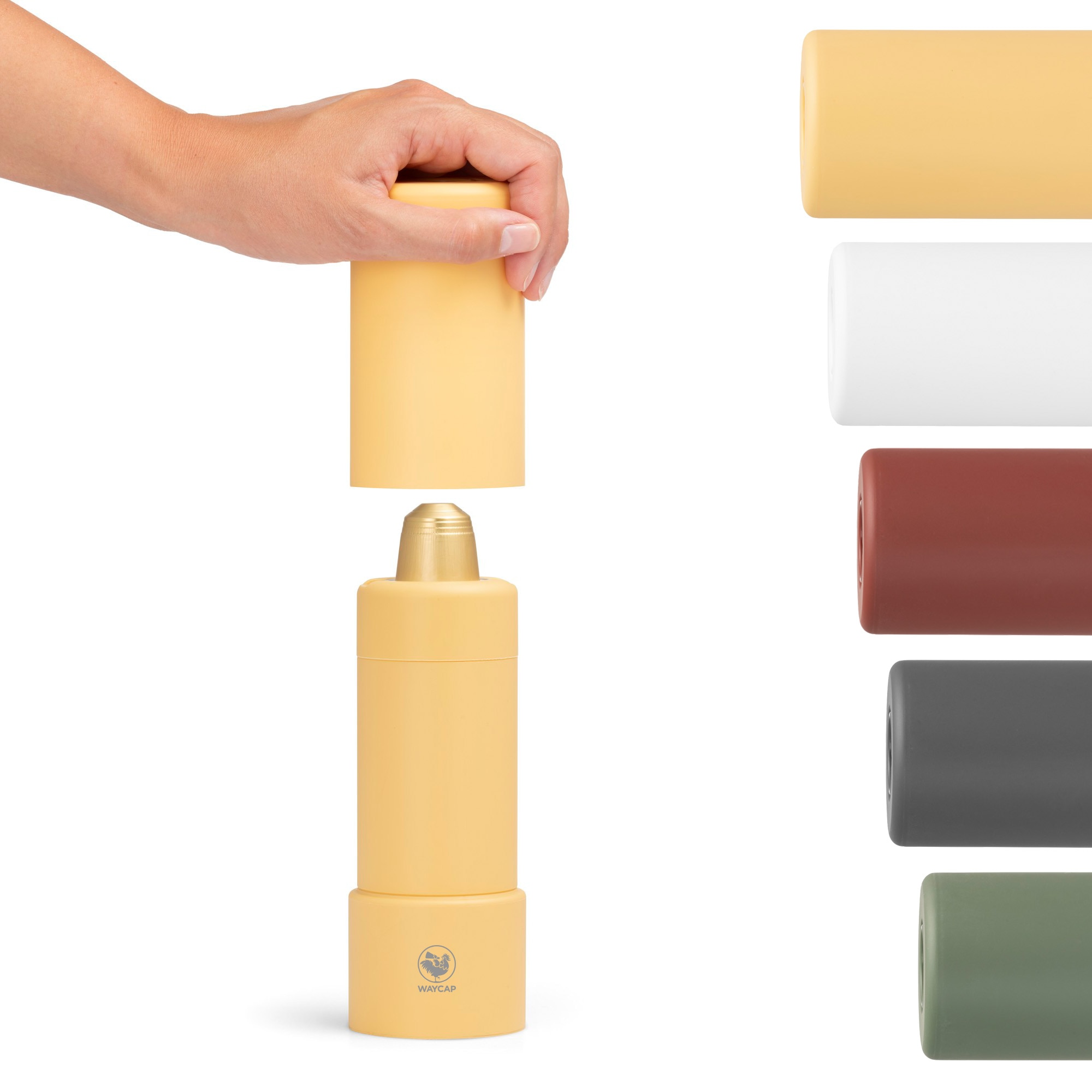 Reciclator capsule Recicloo, WayCap, Compatibil cu Nespresso, Galben