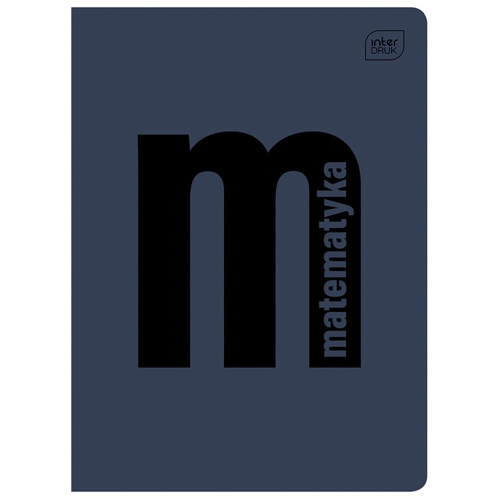 Caiet matematica, Interdruk, A5, 60 pagini, Gri
