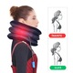 Guler Cervical Moale si Gonflabil pentru Spondiloza si Hernie Cervicala Maro