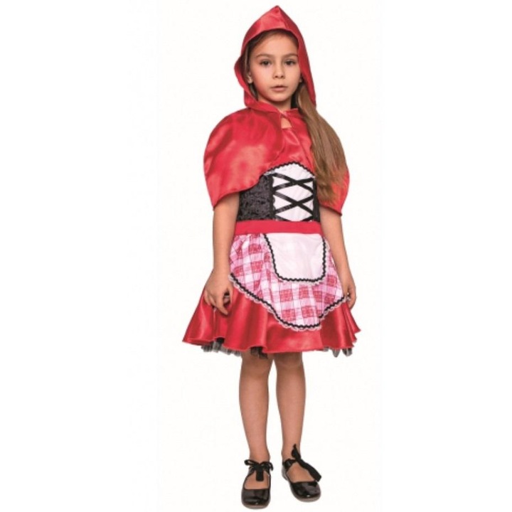 Costume da Moschettiere rosso Giglio per bambina