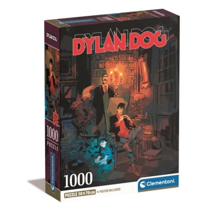 Пъзел Clementoni Dylan Dog, 1000 части, екологичен, 70x50см