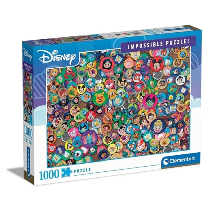 Clementoni 1000 db-os puzzle - A lehetetlen puzzle - Disney (39830)