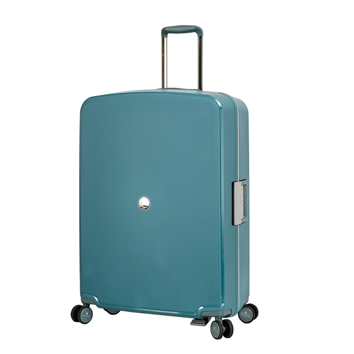 Nagy bőrönd Snowball, Fékszárny, Polipropilén, TSA kód, SW37103, 78 cm, Zöld