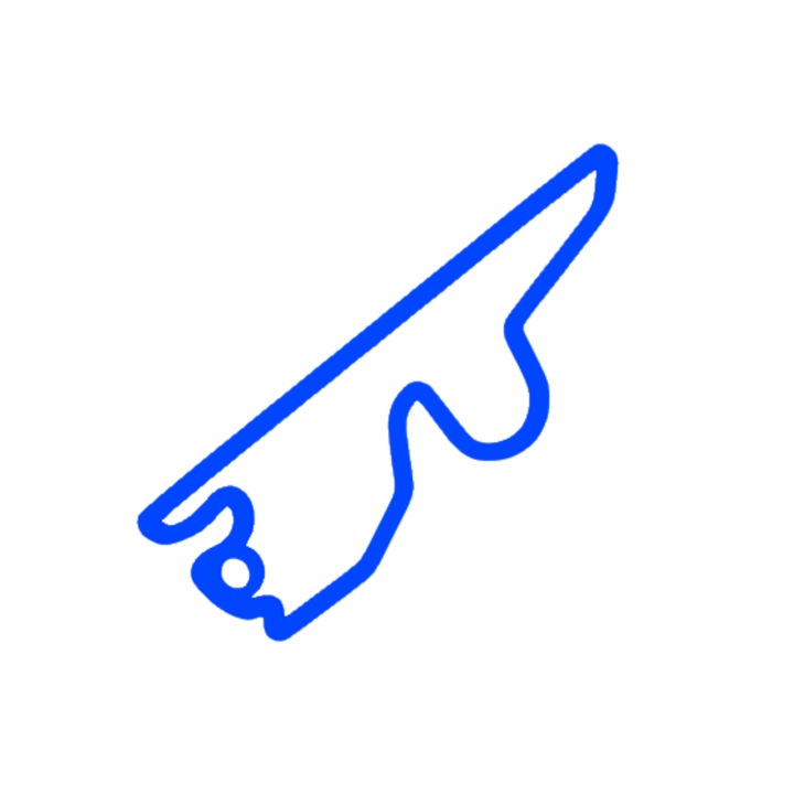 Kulcstartó, "FORMULA 1 FUJI", 50X 52 mm kék