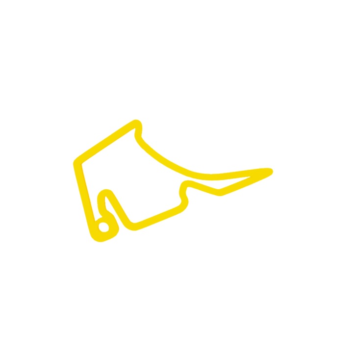 Breloc chei, "FORMULA 1 HOCKENHEIM", 43X 70 mm galben