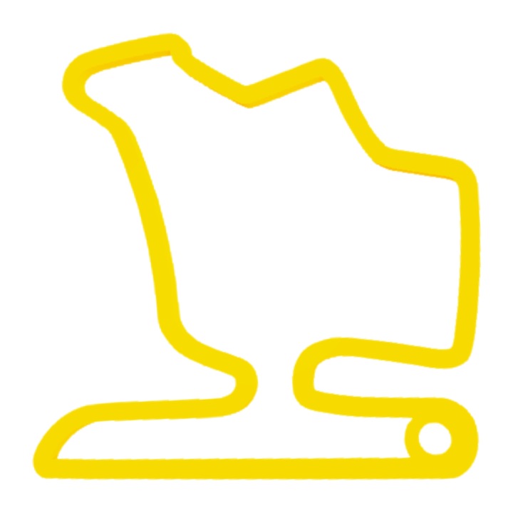 Breloc chei, "FORMULA 1 HUNGARORING", 61X 60 mm galben