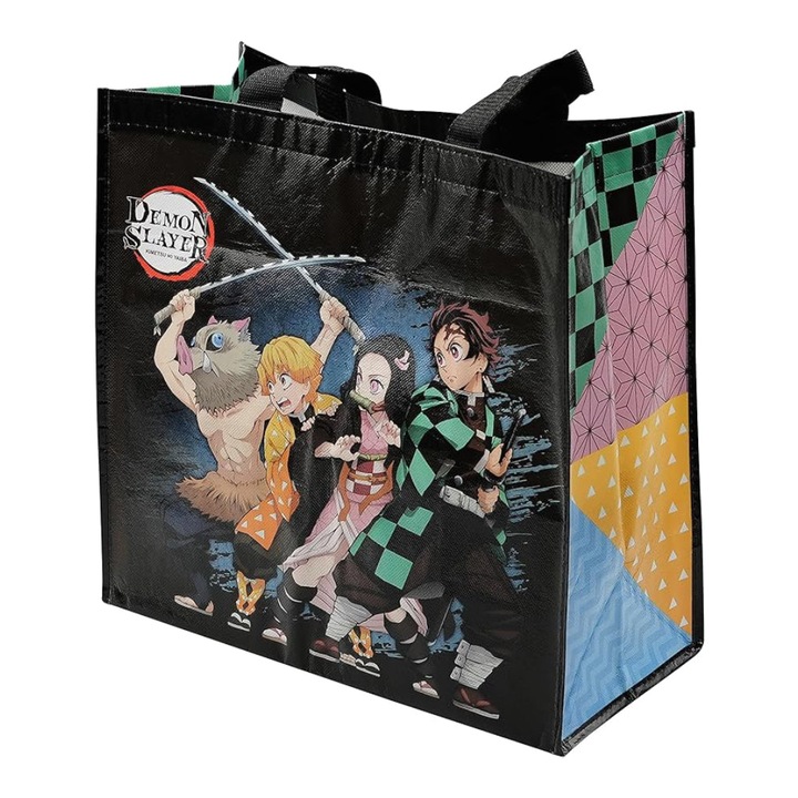 Пазарска чанта ABYstyle, Demon Slayer, Slayers, 40 х 40 см, многоцветен