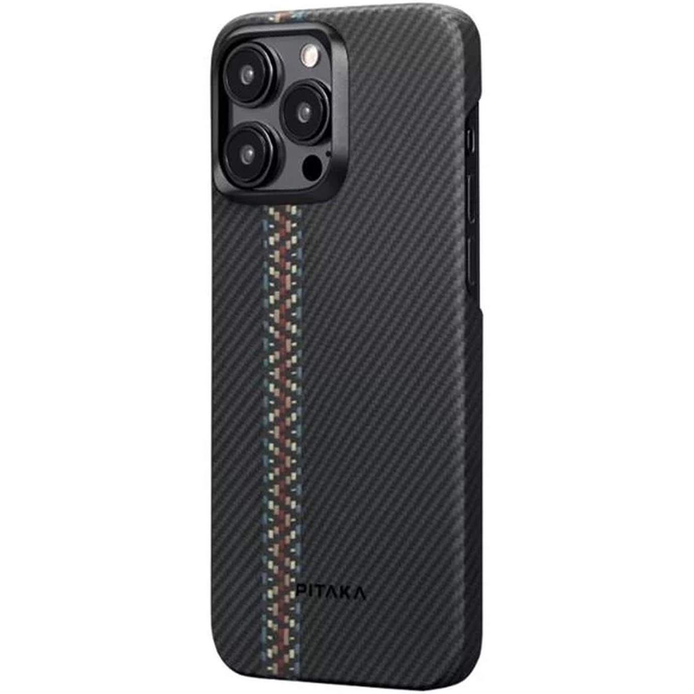 Husa de protectie Pitaka MagEZ 4, Aramida 600D, pentru iPhone 15 Pro, MagSafe, Rhapsody