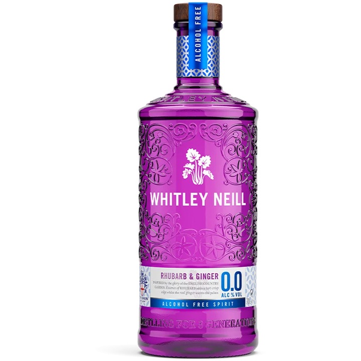 Gin Whitley Neil Rhubarb & Ginger, 0%, 0.7l