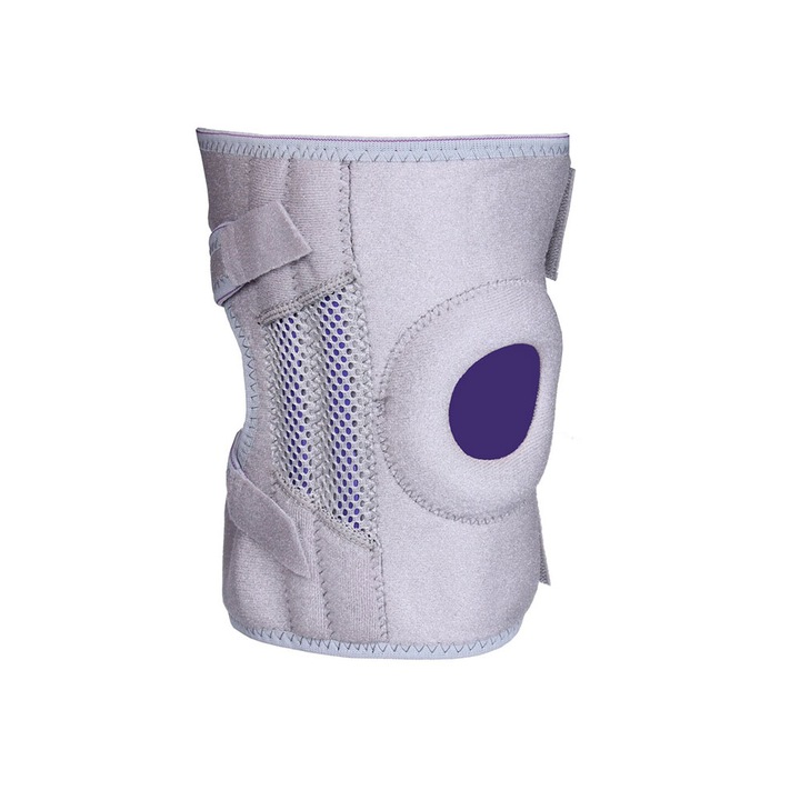 Genunchiera ajustabila din neopren Merco KN03, gri