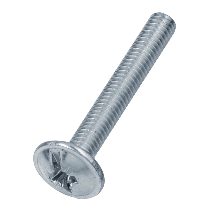 Surub Cap Bombat Saiba M4x35 Otel zincat 50 bucati