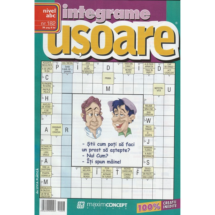 Integrame usoare 182 - nivel abc, editura Maxim - eMAG.ro