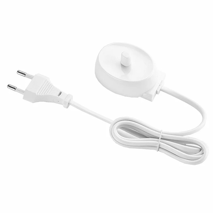 Elektromos fogkefe töltő, Braun Oral-B kompatibilis, Nafpro, Fehér