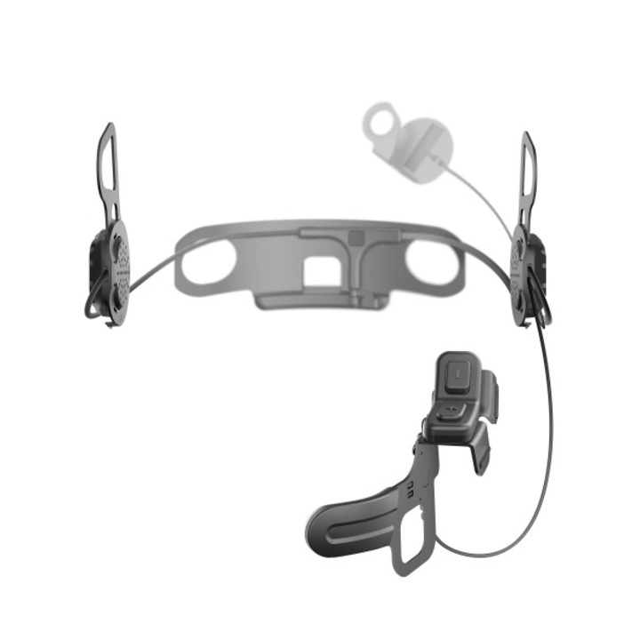 Set intercom moto Sena 10U, Bluetooth 4.1, radio FM, pentru casca Shoei Neotec, 1600m