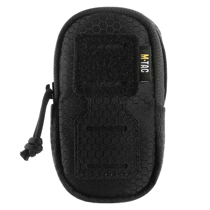 Husa tactica Elite Hex compatibila cu sistem MOLLE, M-Tac, Cordura, 130 x 70 x 40 mm, Negru