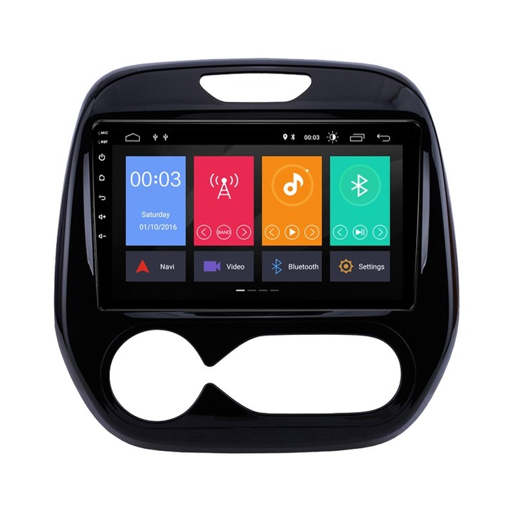 Мултимедия с навигация ZT, за RENAULT CAPTUR CLIO 2011-2019 - 9'' НАВИГАЦИЯ КЛИМАТРОНИК, 8+6+64, 9214