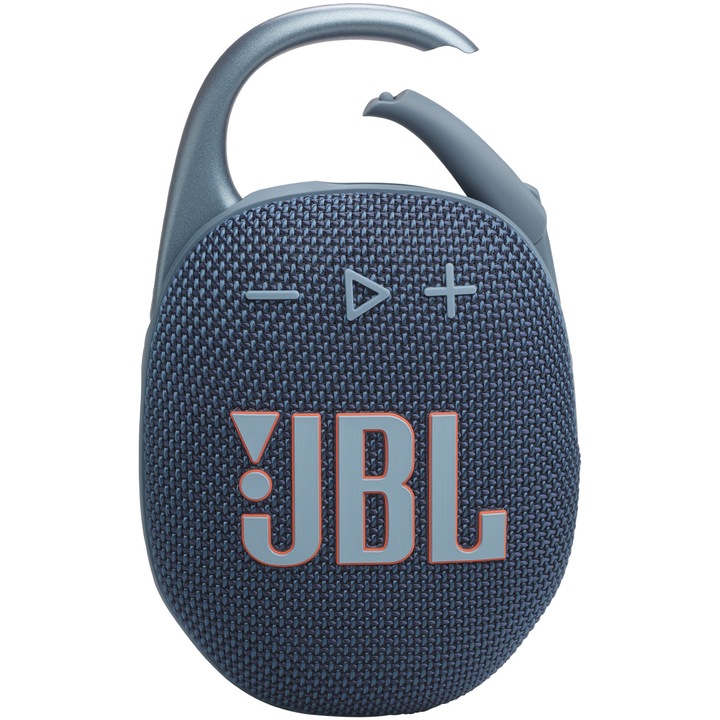 Boxa portabila JBL Clip 5, IP67, Bluetooth, Auracast, Albastru