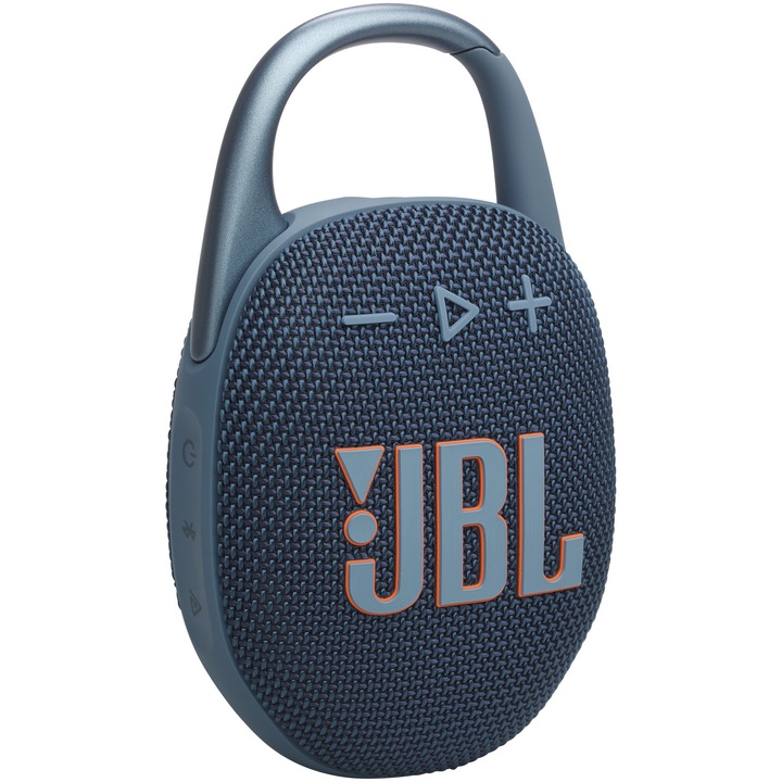 Boxa portabila JBL Clip 5, IP67, Bluetooth, Auracast, Albastru