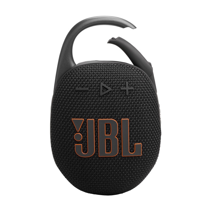 Boxa portabila JBL Clip 5, IP67, Bluetooth, Auracast, Negru