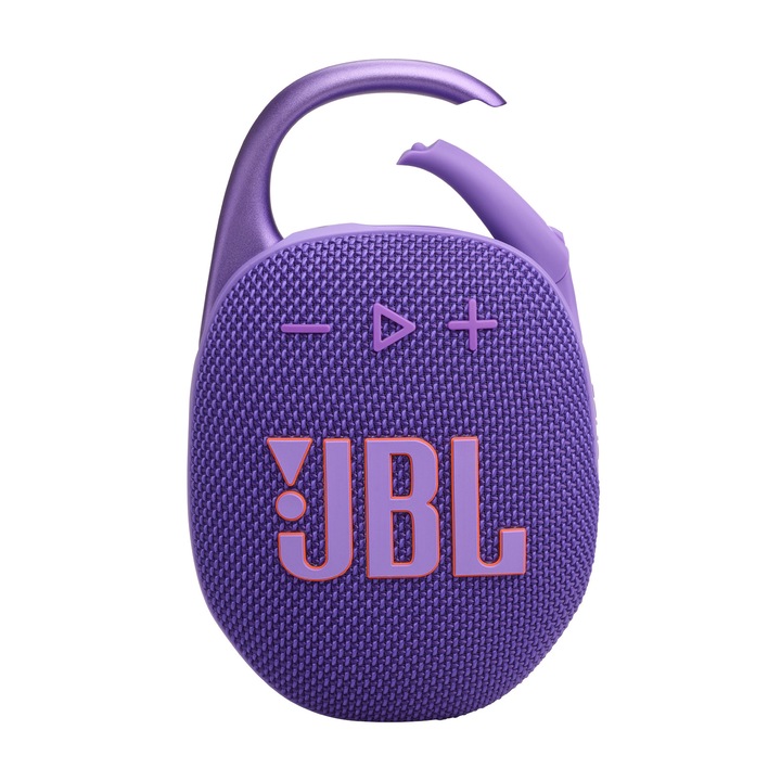 Преносима тонколона JBL Clip 5, IP67, Bluetooth, Auracast, Violet