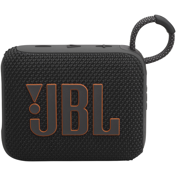 JBL Go 4 Hordozható hangszóró, IP67, Bluetooth, Auracast, Fekete