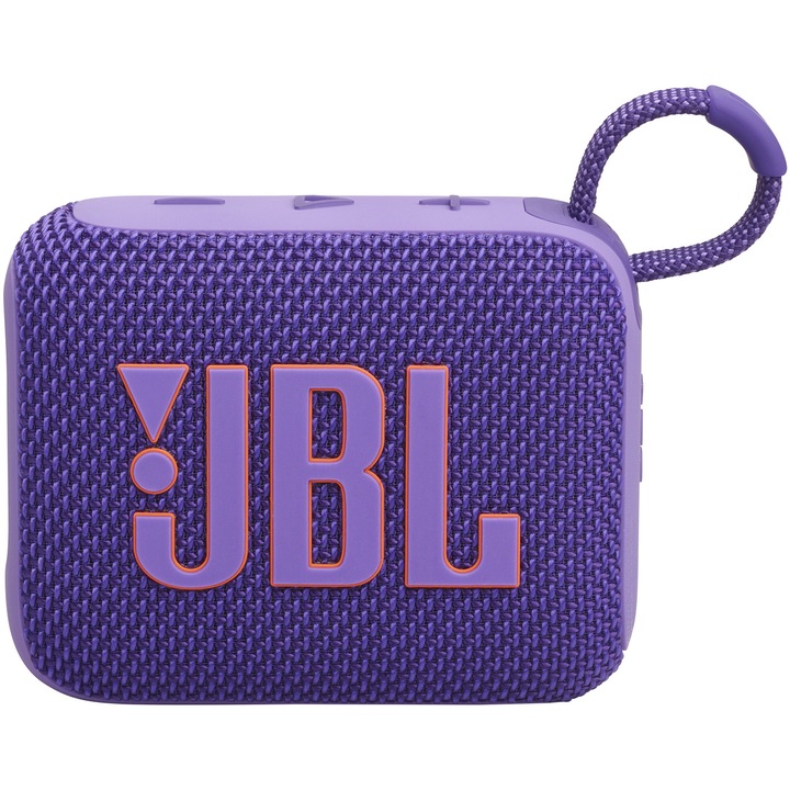 JBL Go 4 hordozható hangszóró, IP67, Bluetooth, Auracast, lila