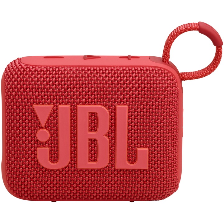 Портативна колонка JBL Go 4, IP67, Bluetooth, Auracast, червена