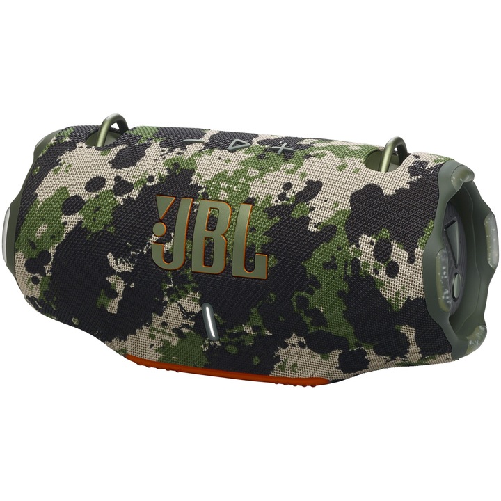 Boxa portabila JBL Xtreme 4, AI Sound Boost, Auracast, Baterie detasabila, Fast charge, Camuflaj