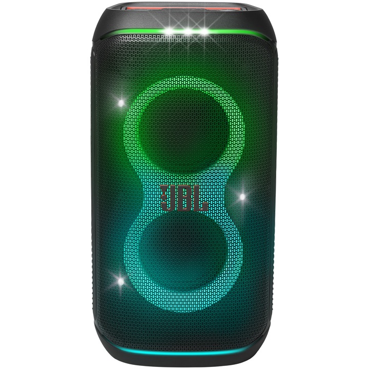 Преносима аудио система JBL Partybox Club 120, 160W RMS, Подвижна батерия, IPX4, Auracast, AI Sound Boost