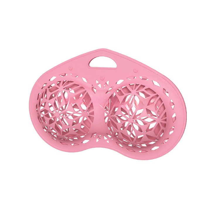 Sac de silicon pentru spalare sutien, Avitalx®, marime universala, reutilizabil, Roz